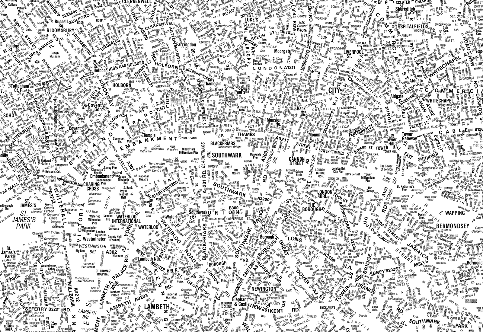 Street Map Of London