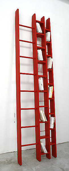 Red Ladder Bookcase The Displaced Kiwi